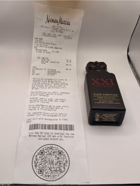 Clive Christian blonde amber comes with authentic receipt